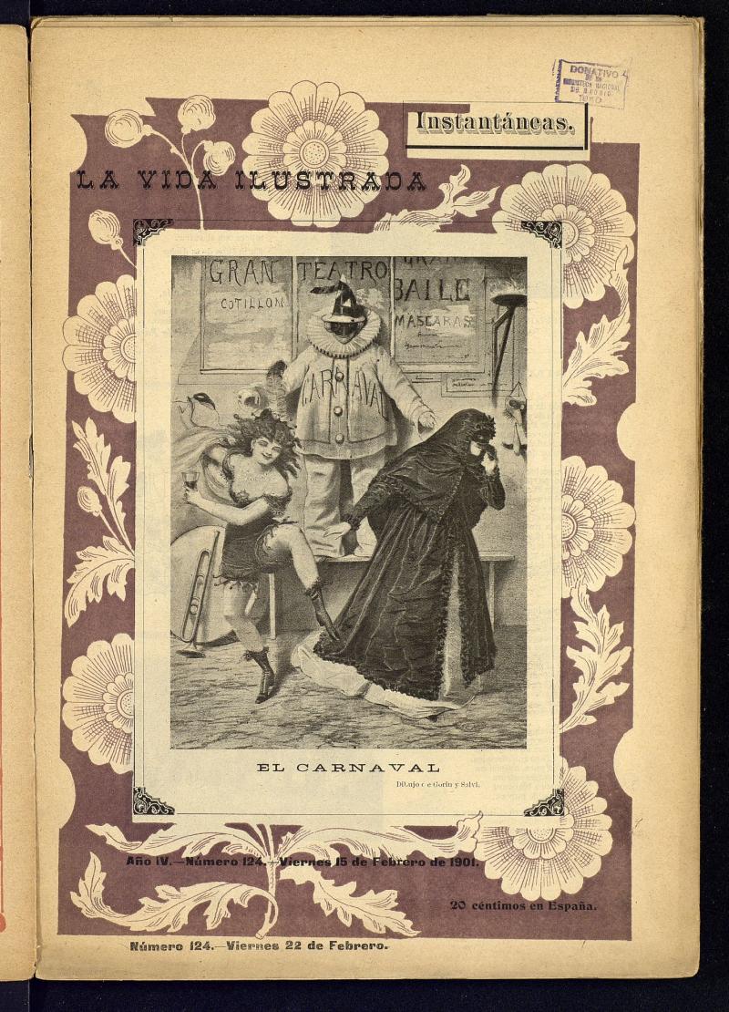 Instantneas : la vida ilustrada del 15 de febrero de 1901. Nmero 124