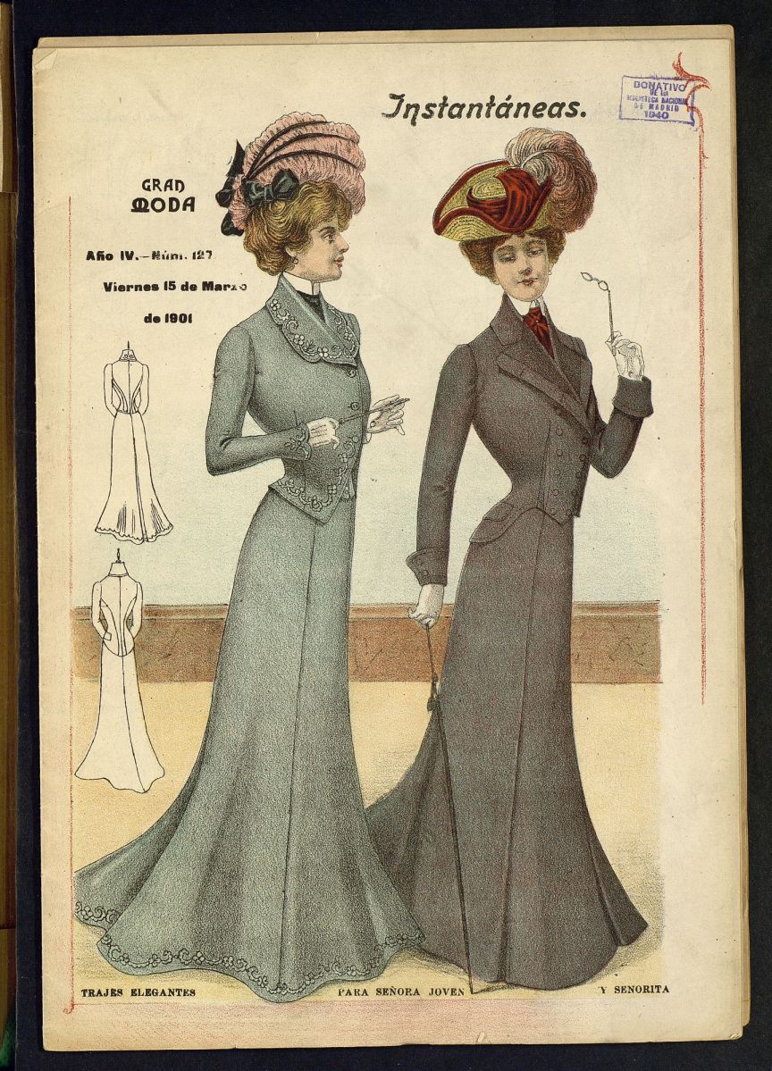 Instantneas : gran moda del 15 de marzo de 1901. Nmero 127