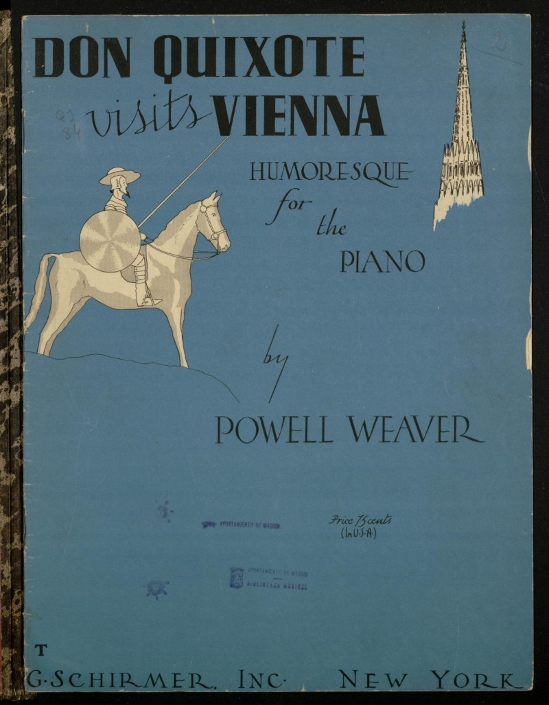 Don Quixote visits Vienna : humoresque for the piano