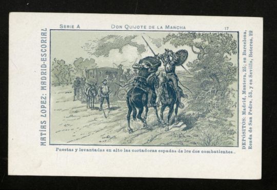 Don Quijote de la Mancha [17] : [tarjetas postales]
