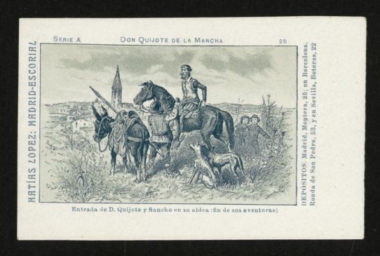Don Quijote de la Mancha [25] : [tarjetas postales]