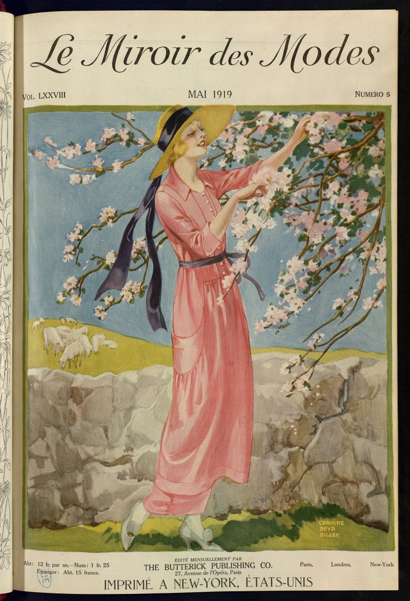 Le Miroir des Modes de mayo de 1919, nº 5
