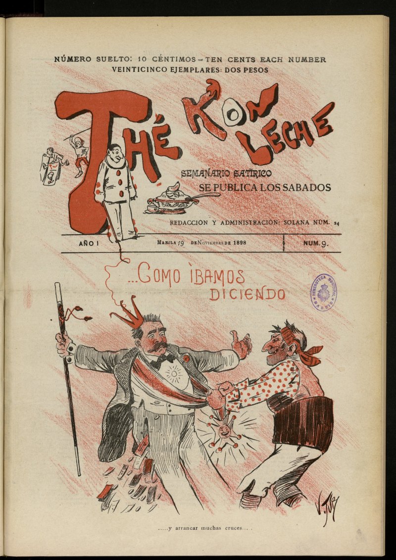 Th Kon Leche del 19 de noviembre de 1898, n 9