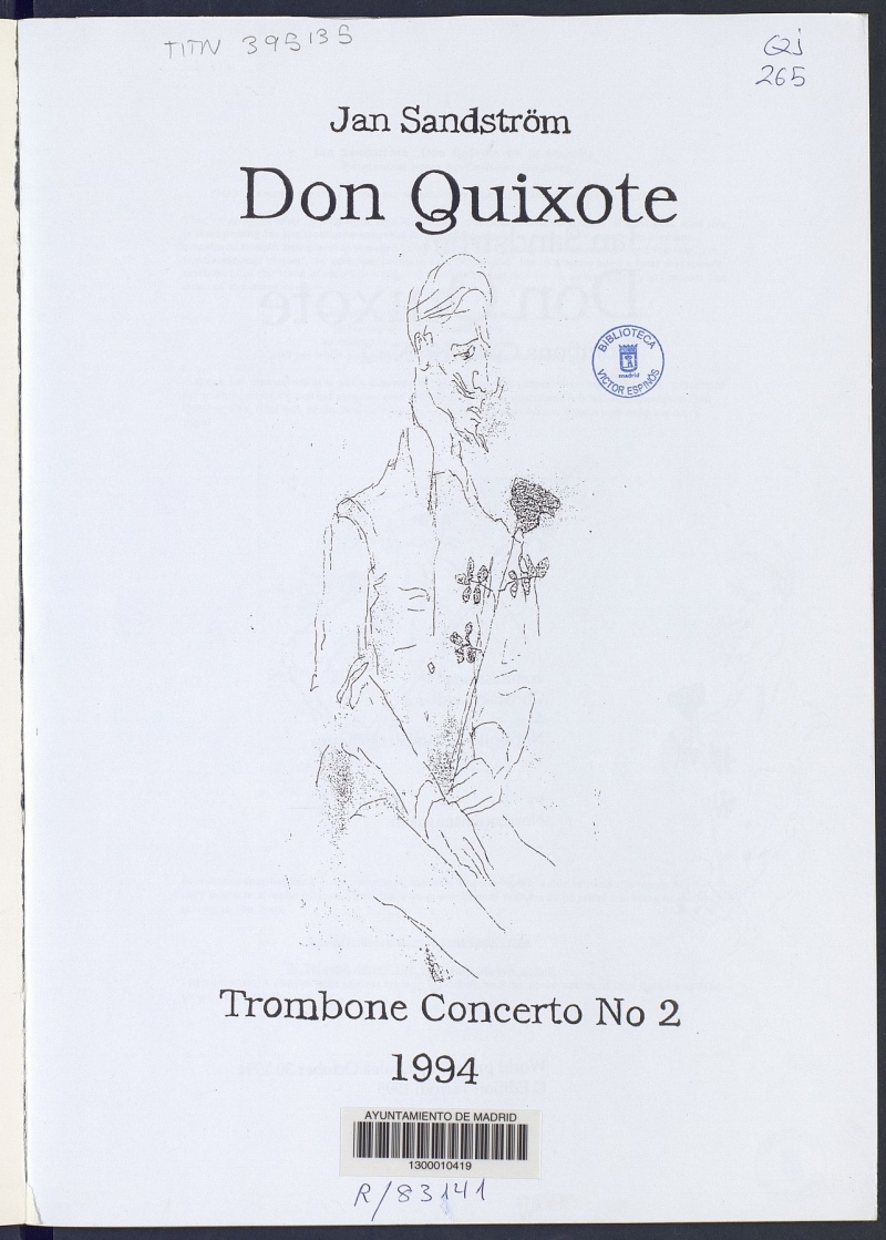 Don Quixote : trombone concerto, nº 2 : [score in C]