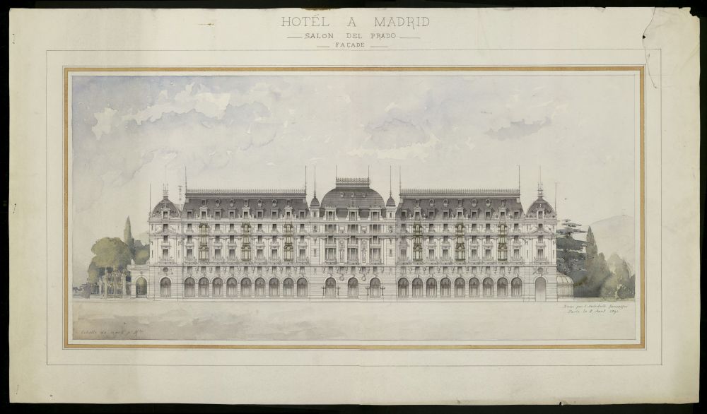 Hotel de Madrid en el Salón del Prado.