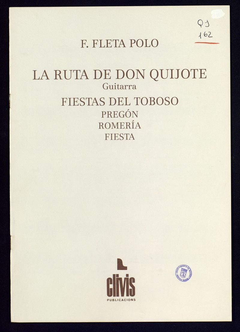 La ruta de Don Quijote : guitarra : [op. 72]