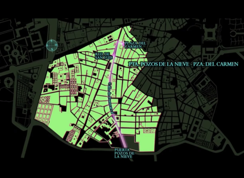 Sobrevolando el Madrid de 1830: La calle de Fuencarral