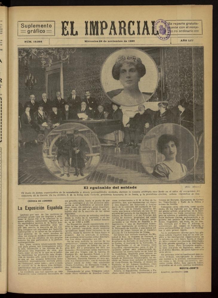 El Imparcial : suplemento grfico del 24 de noviembre de 1920, n 19284