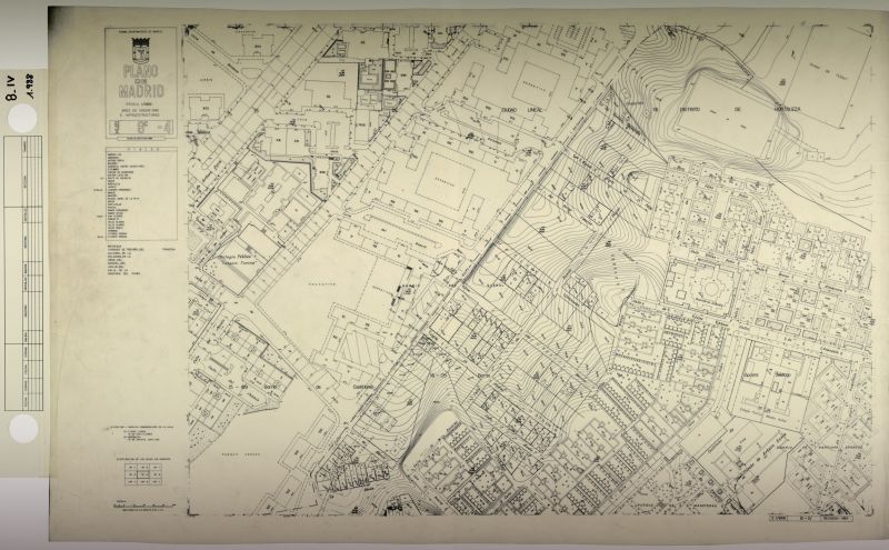 Planos urbanos de Pinar de Chamartn. Ao 1988