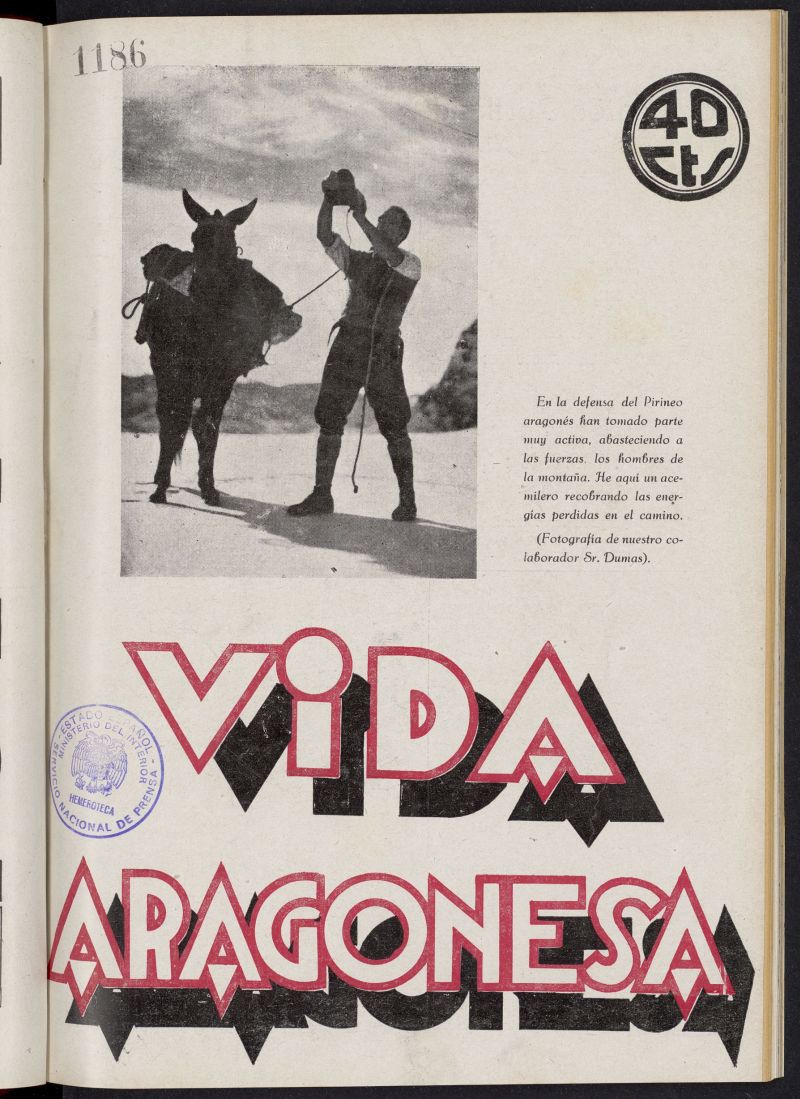 Vida Aragonesa : revista ilustrada de abril de 1938, n 6