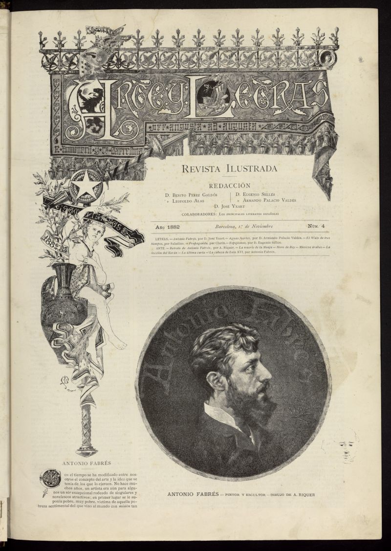 Arte y Letras: revista ilustrada del 1 de noviembre de 1882, n 4