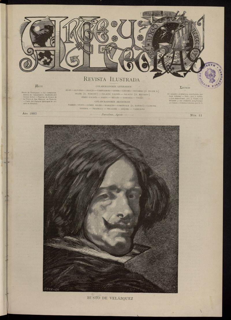 Arte y Letras: revista ilustrada de agosto de 1883,  11