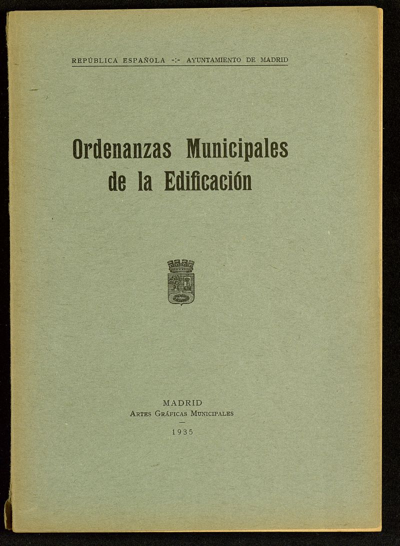 Ordenanzas Municipales de la Edificacin