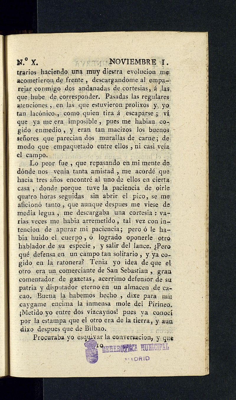 Minerva o el Revisor General del 1 de noviembre de 1805, n 10