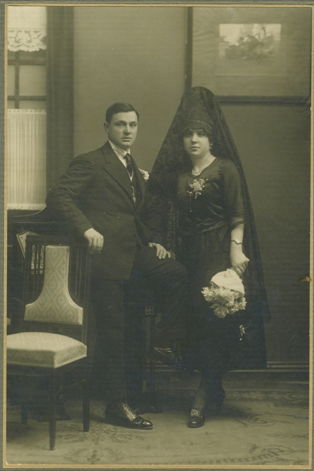 Foto de boda de los años 20