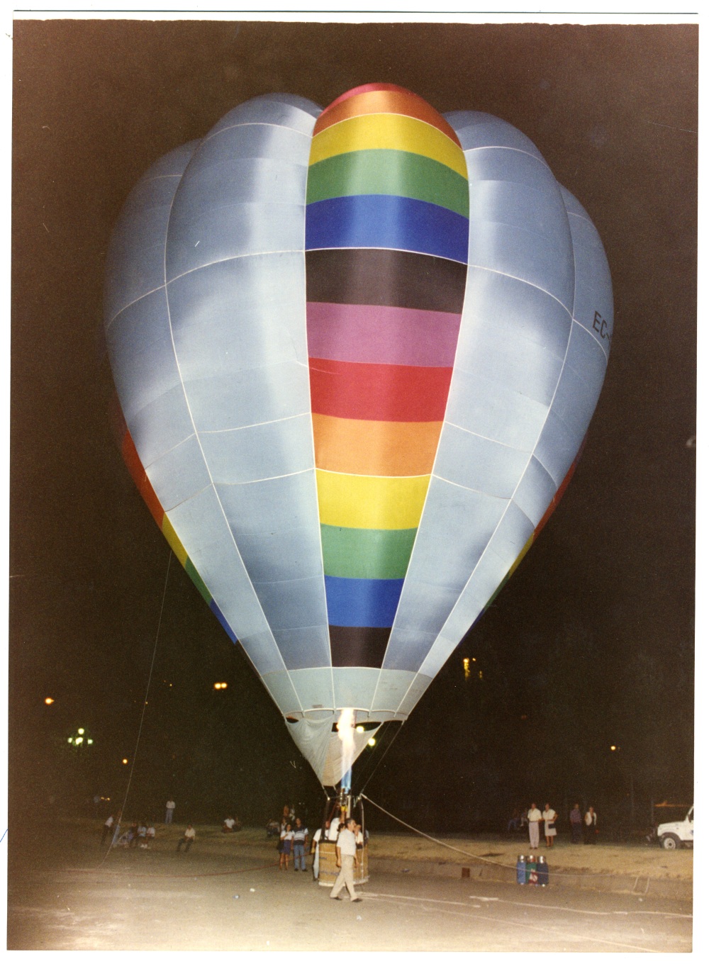 Viaje en globo durante las fiestas de la Melonera