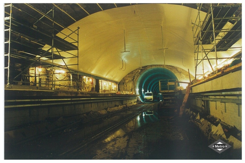 Obras de ampliacin de la lnea 7 en Guzmn el Bueno