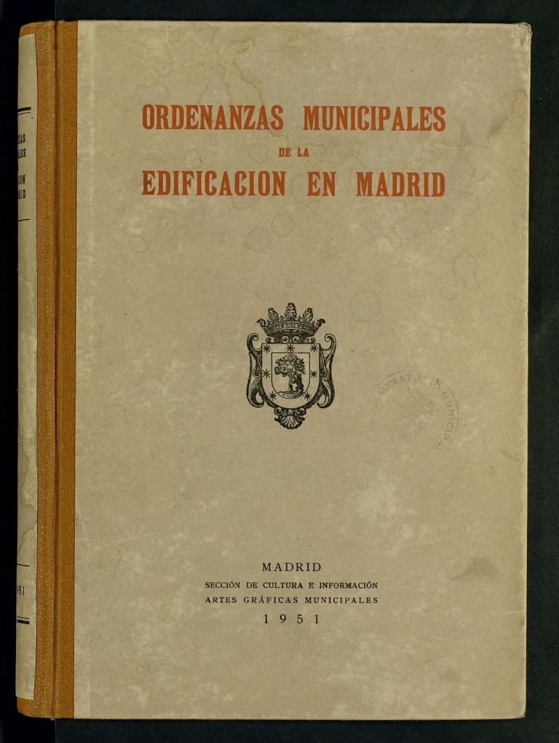 Ordenanzas municipales de la edificacin en Madrid