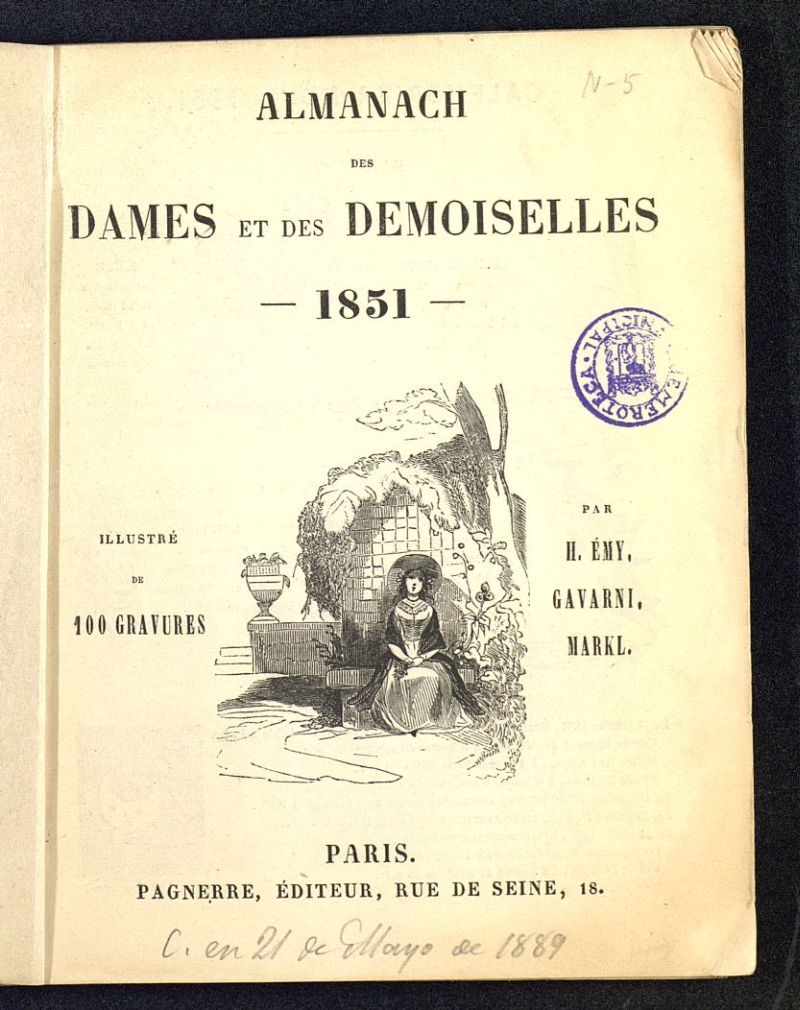 Almanach des dames et des demoiselles de 1851
