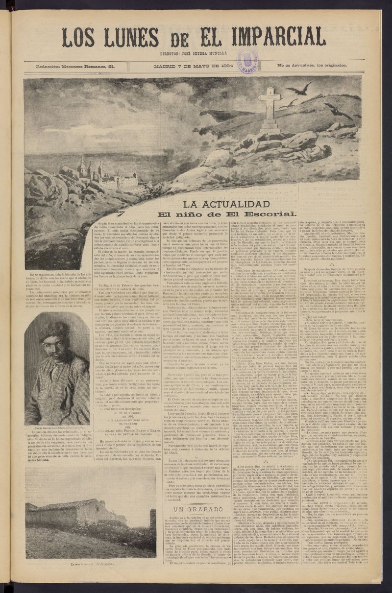 Los Lunes del Imparcial del 7 de mayo de 1894, n 9691