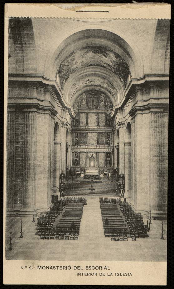 Monasterio del Escorial. Interior de la Iglesia