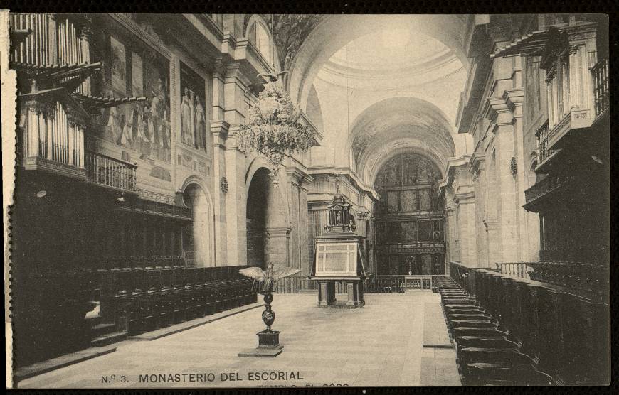 Monasterio del Escorial. Templo: el coro