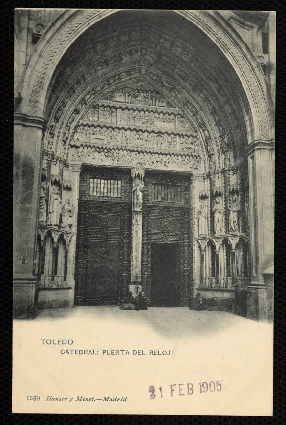 Toledo. La Catedral. Puerta del Reloj