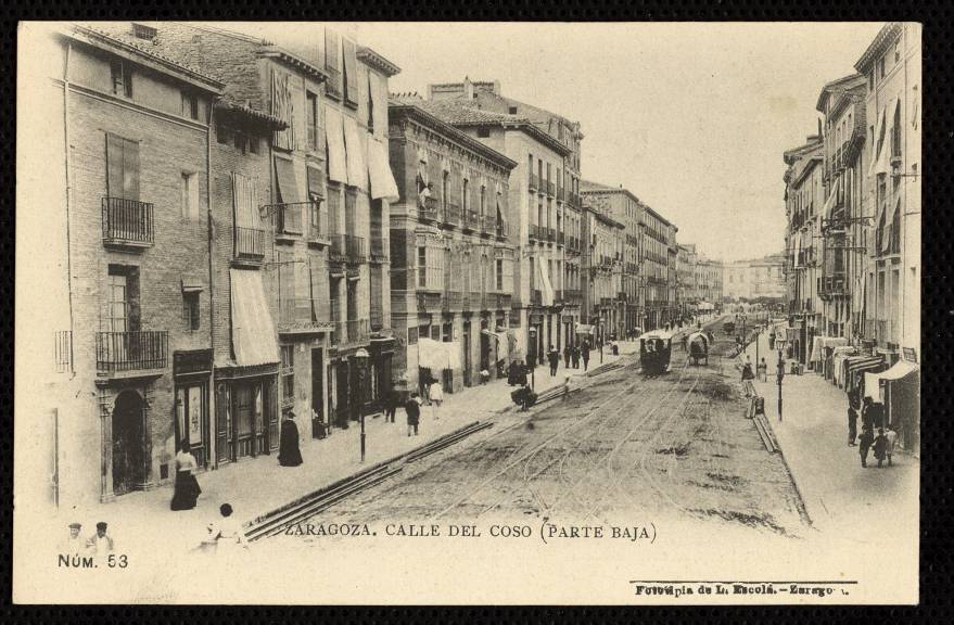 Zaragoza. Calle del Coso (parte baja)