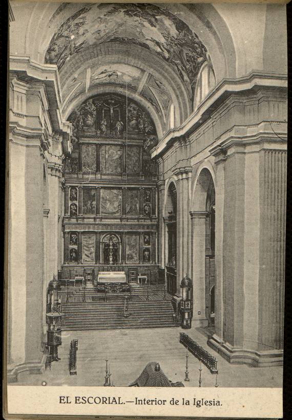 El Escorial. Interior de la Iglesia