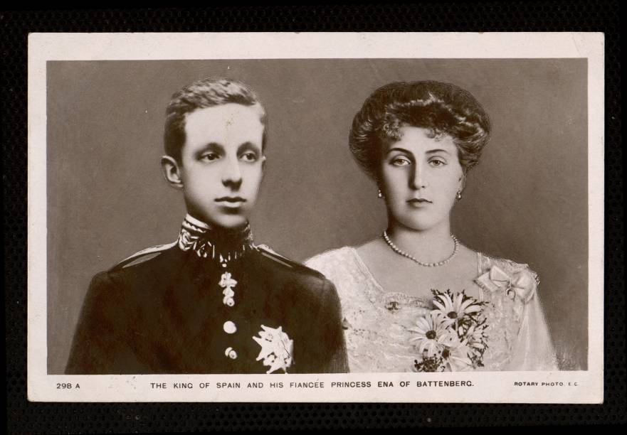 The King of Spain and his fiancée Princess Ena of Battenberg