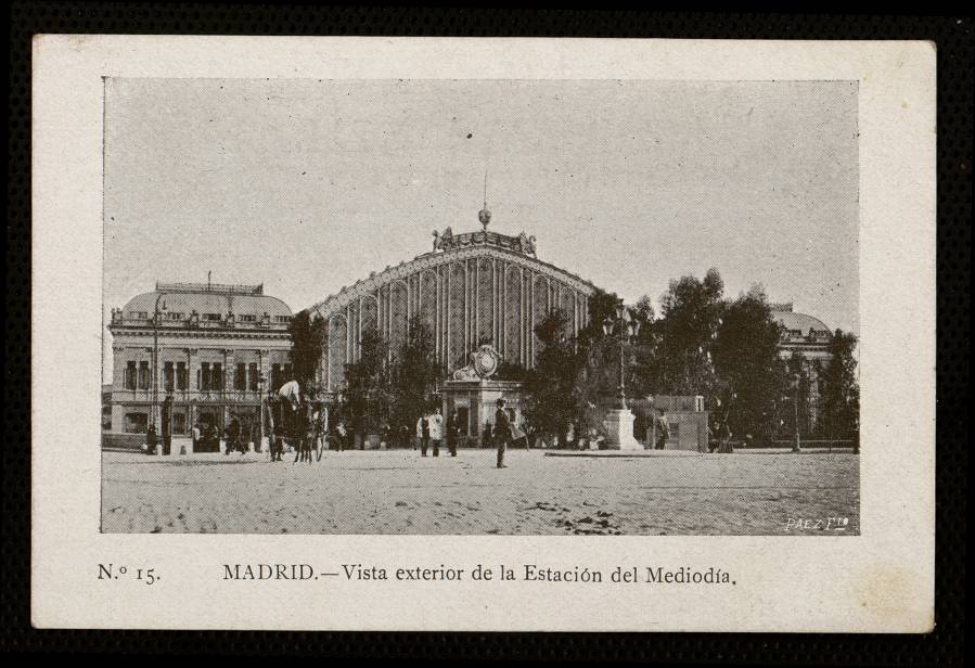 Vista exterior de la Estación de Atocha