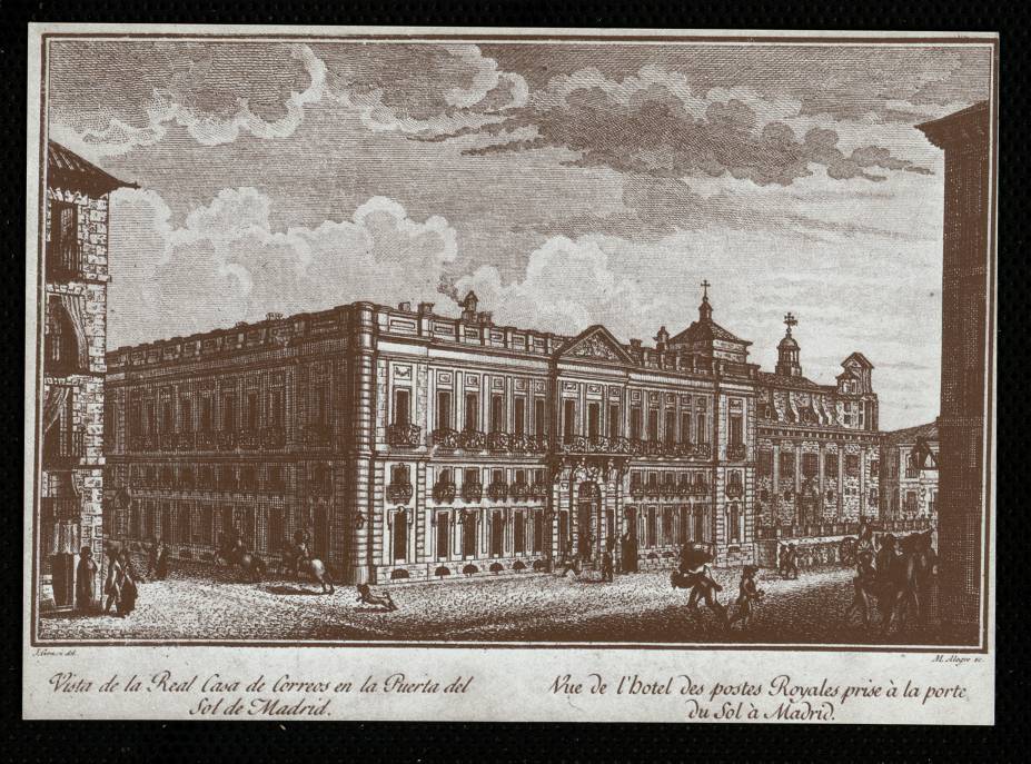 Coleccin Museo Municipal. La Real Casa de Correos en la Puerta del Sol. Manuel Alegre