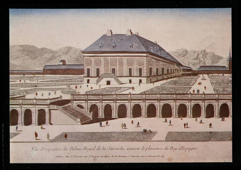 Coleccin Museo Municipal. Vista del Palacio Real de la Zarzuela