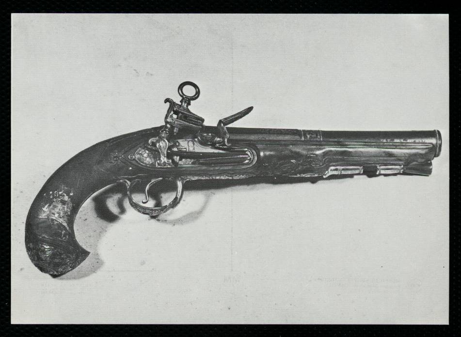 Coleccin Museo Municipal. Pistola s. XVIII. Miguel Zegarra