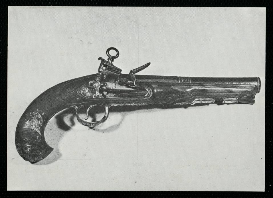 Coleccin Museo Municipal. Pistola s. XVIII. Miguel Zegarra