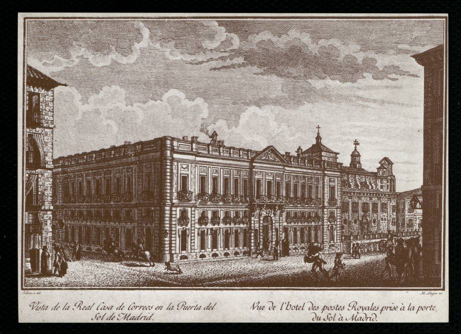 Coleccin Museo Municipal. La Real Casa de Correos en la Puerta del Sol de Madrid. Manuel Alegre