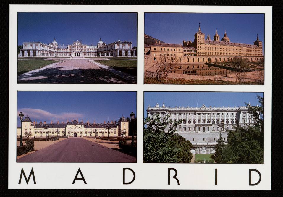 Palacio de Aranjuez, El Escorial, El Pardo, Palacio Real