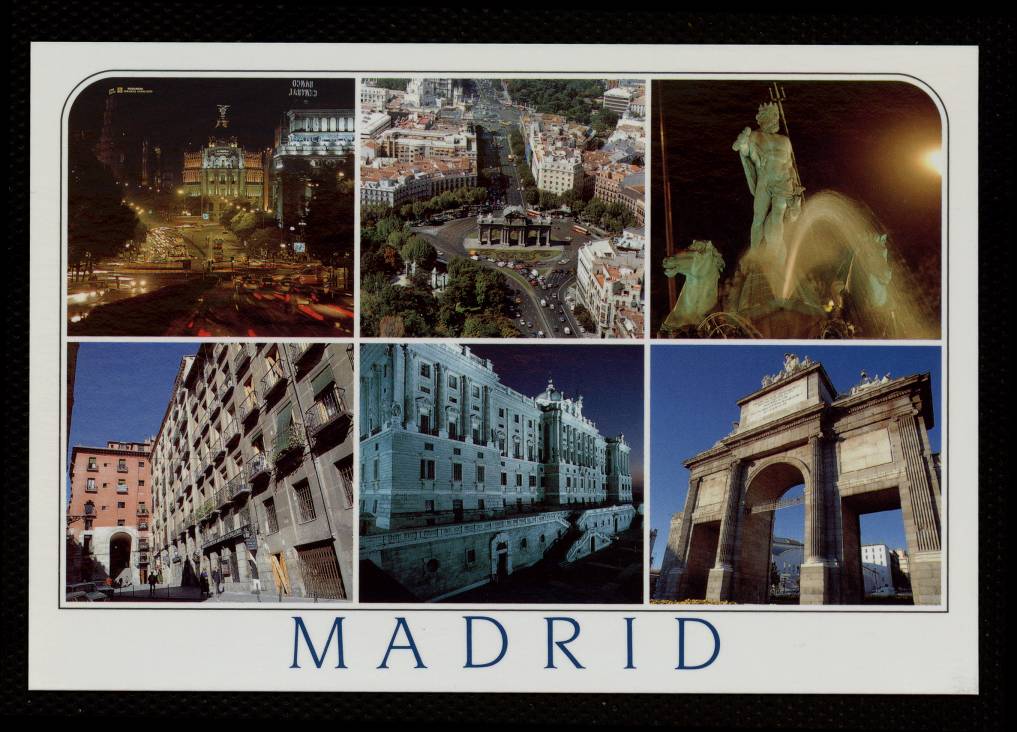 Cibeles, Puerta de Alcal, Neptuno, Arco de Cuchilleros, Palacio Real y Puerta de Toledo