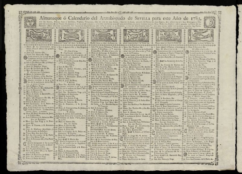 Almanak, o Kalendario de este ao de 1783