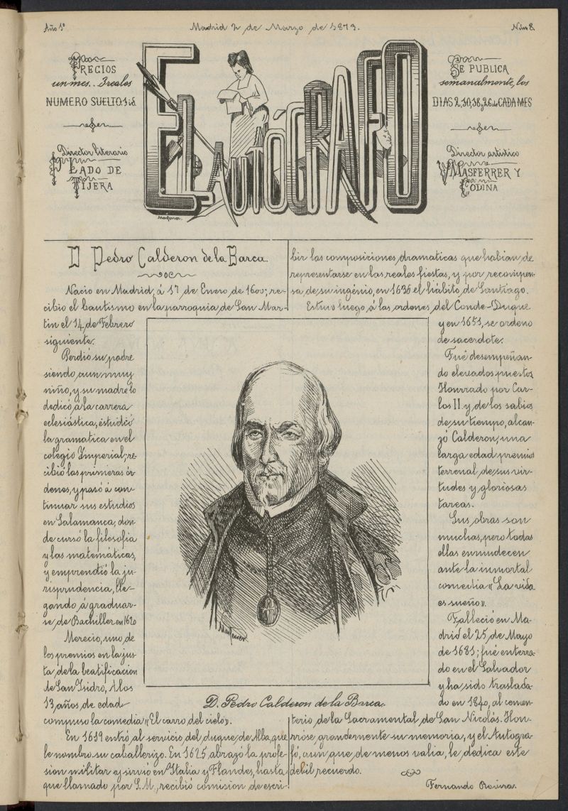 EL Autgrafo del 2 de marzo de 1873, n 8
