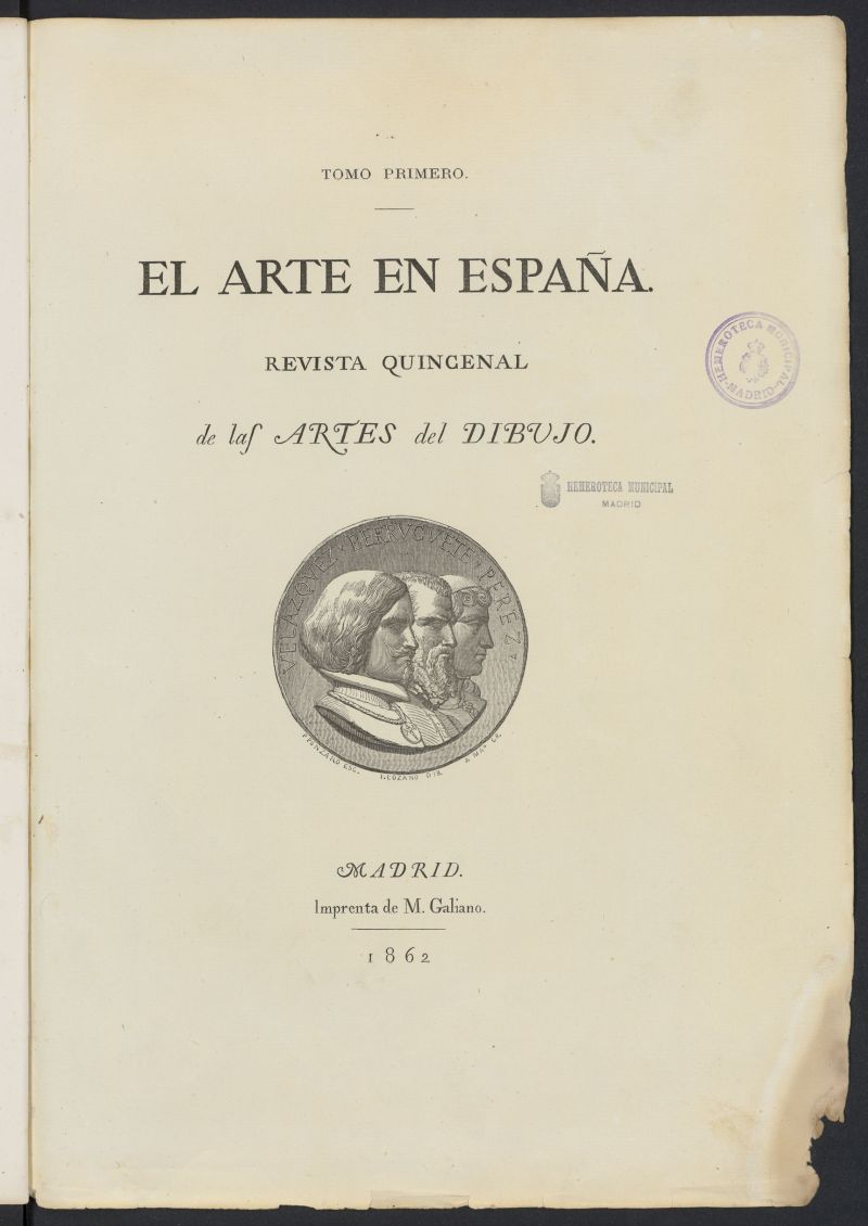 El Arte en Espaa: revista quincenal de las artes del dibujo de 1862