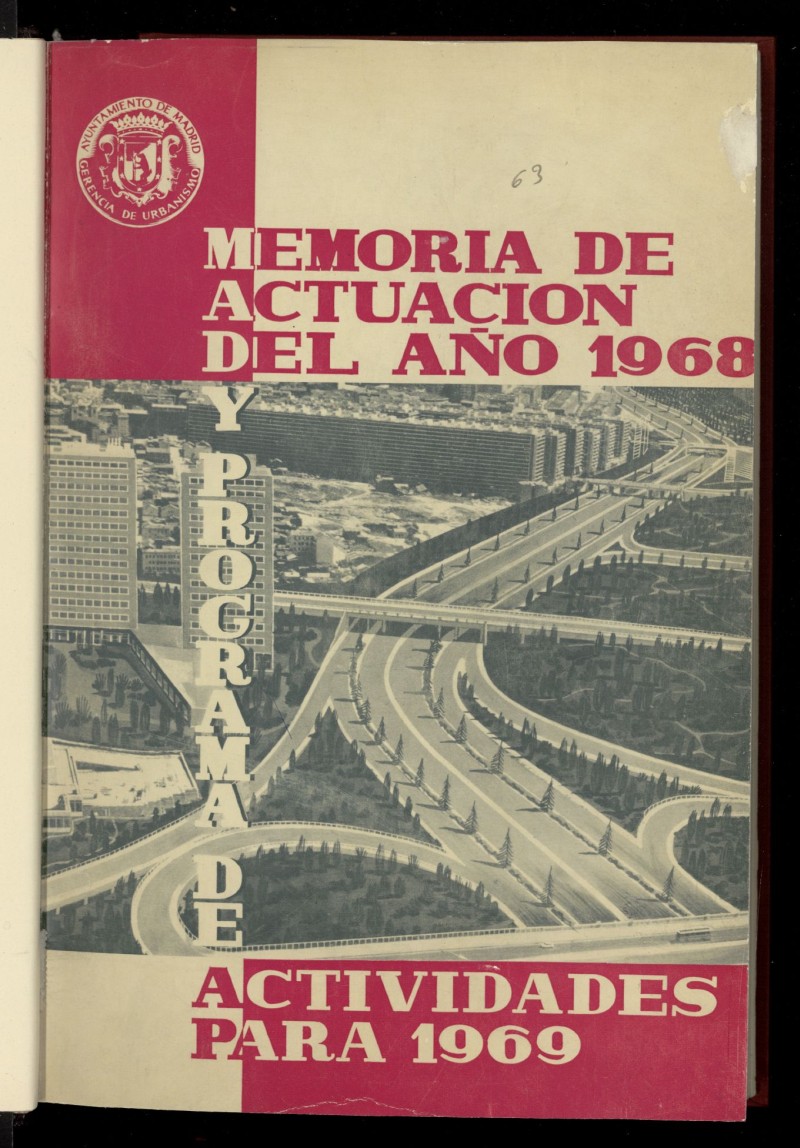 Memoria de actuacin del ao 1968 : actividades para 1969