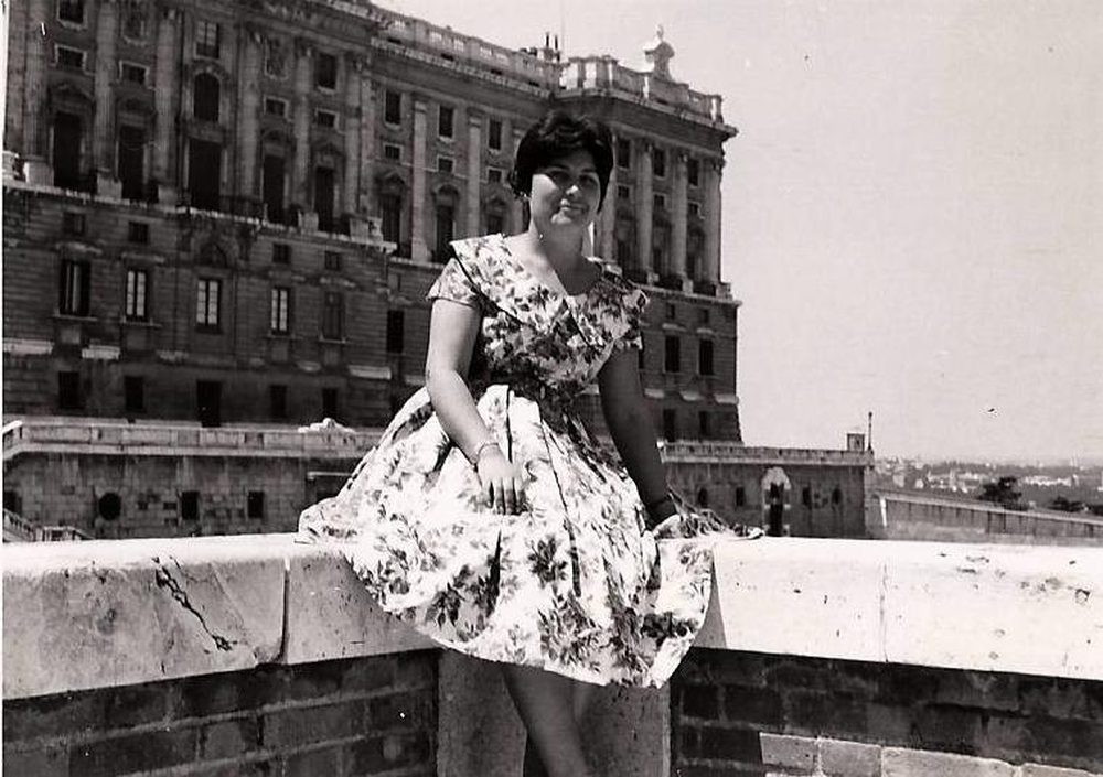 Leonor frente al Palacio Real