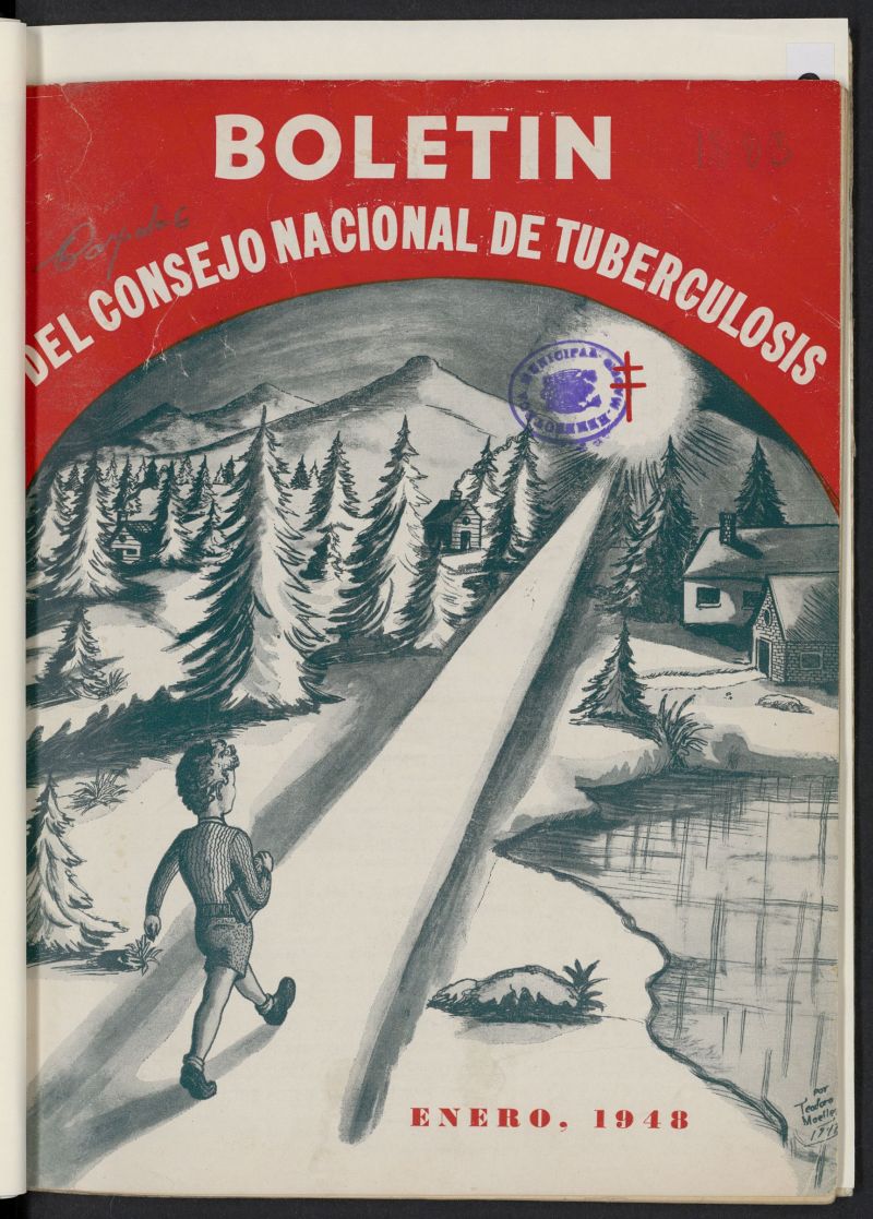 Boletn del Consejo Nacional de Tuberculosis de enero de 1948