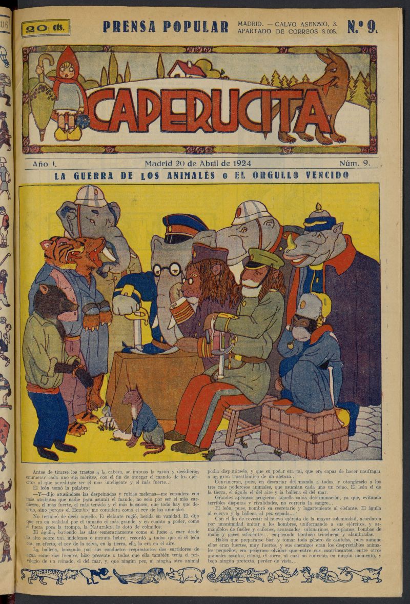 Caperucita (Madrid. 1924) del 20 de abril de 1924