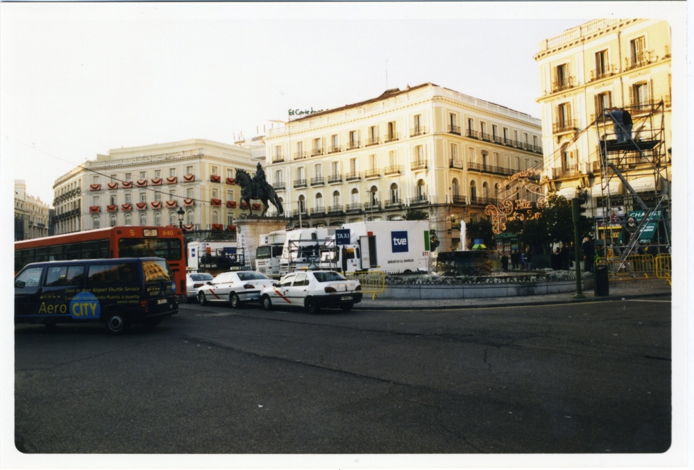 TVE en la Puerta del Sol por Ao Nuevo