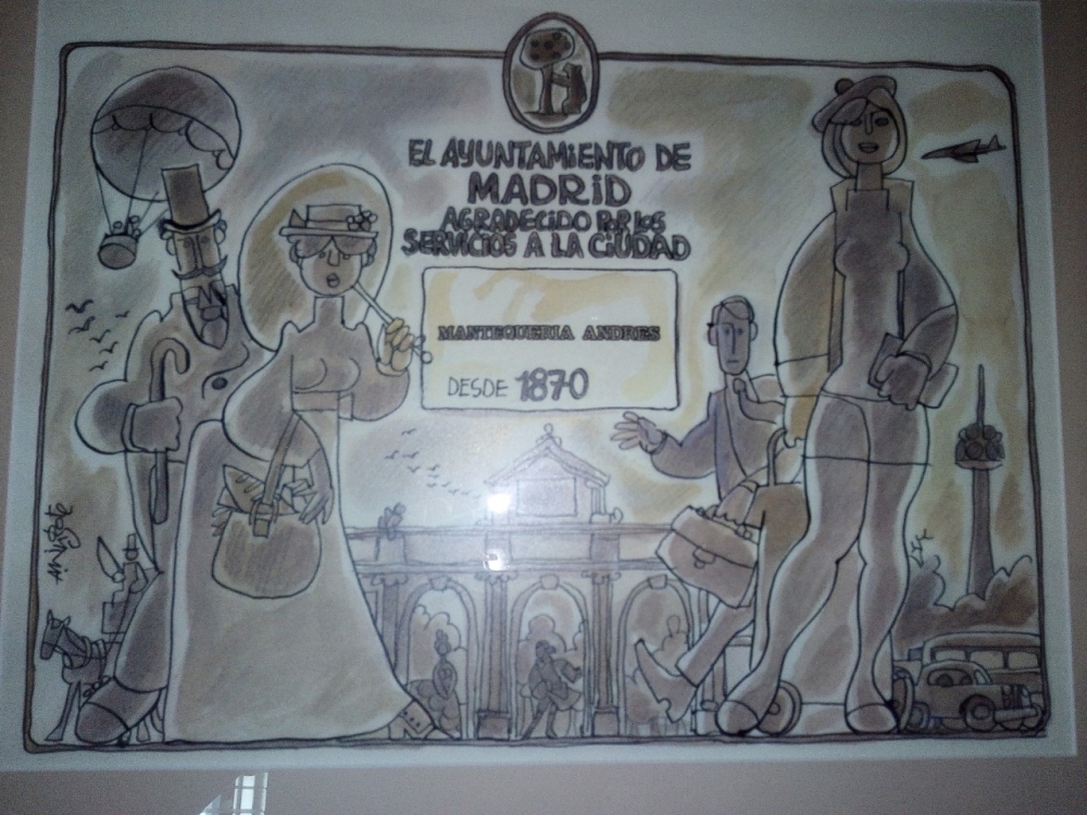 Diploma de Comercio Centenario concedido a Mantequera Andrs