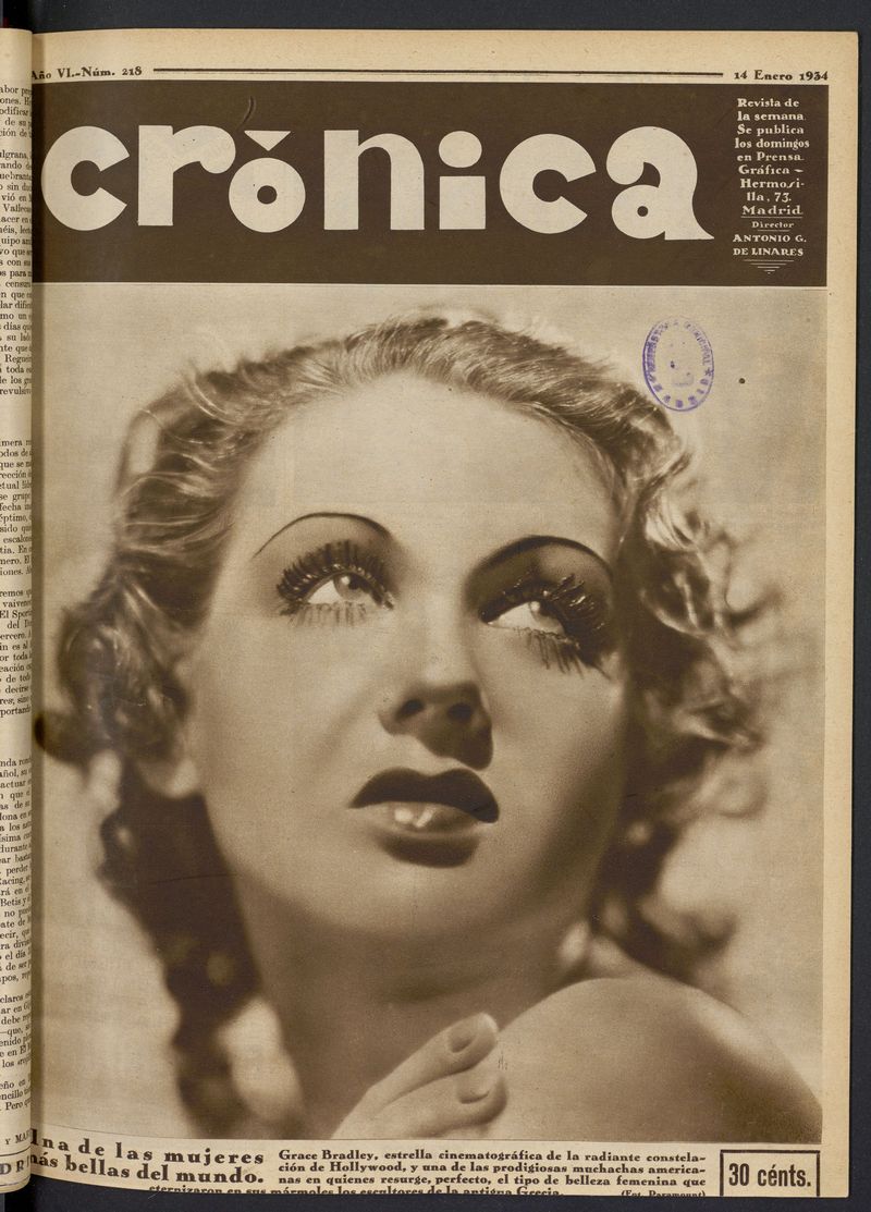 Crnica: revista de la semana del 14 de enero de 1934