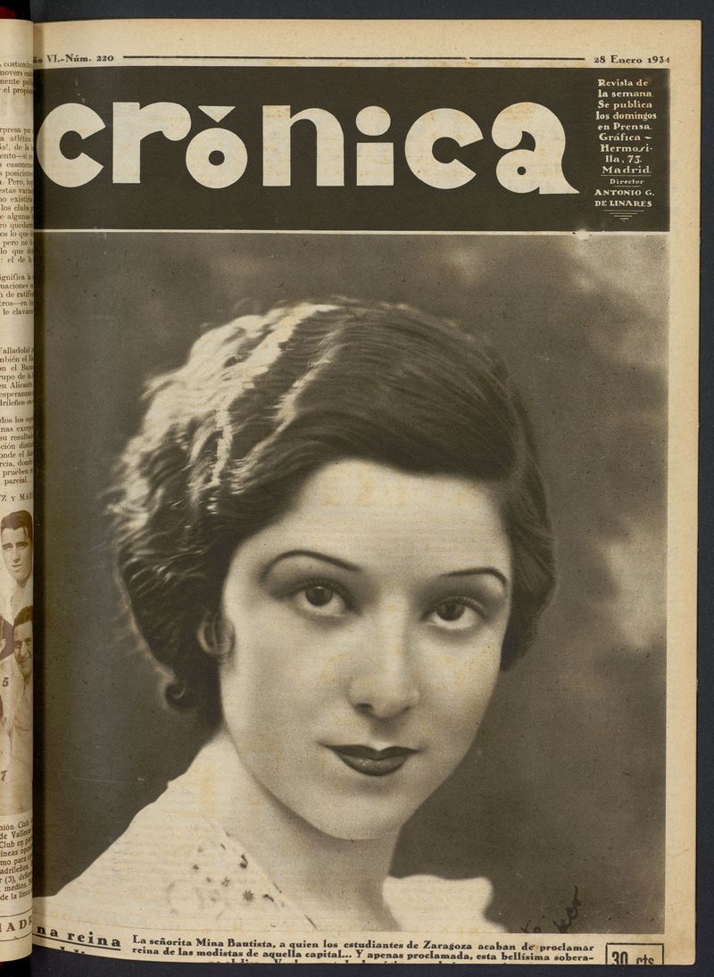 Crnica: revista de la semana del 28 de enero de 1934