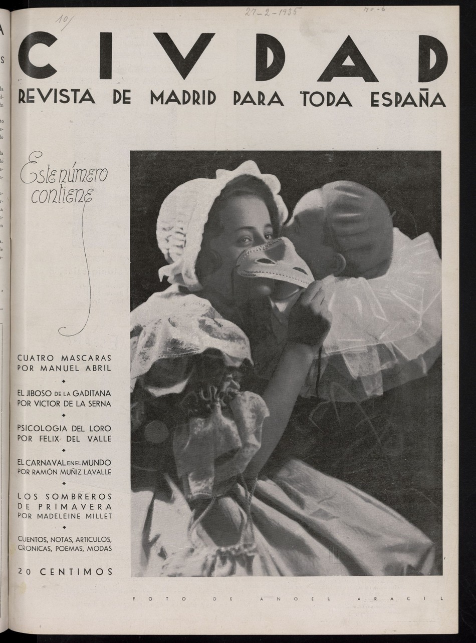 Ciudad: revista de Madrid para toda España del 27 de febrero de 1935